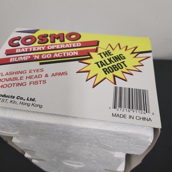 SUPER RARE Cosmo Talking Robot In Time Products Hong Kong Not Working, Read - Picture 10 of 10